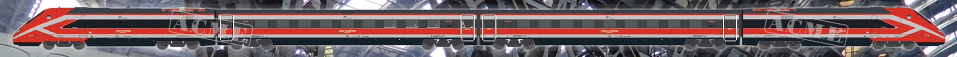 ACME 79120 - H0 - 4-tlg. Triebzug ETR 500 Fecciarossa, FS, Ep. VI - DC-Sound